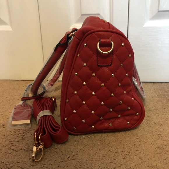 NEW Red Embellished Handbag - Picture 2 of 5